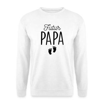 Dad-to-be, Birth, Gift idea, Baby, Child - Unisex Sweatshirt - white - Front