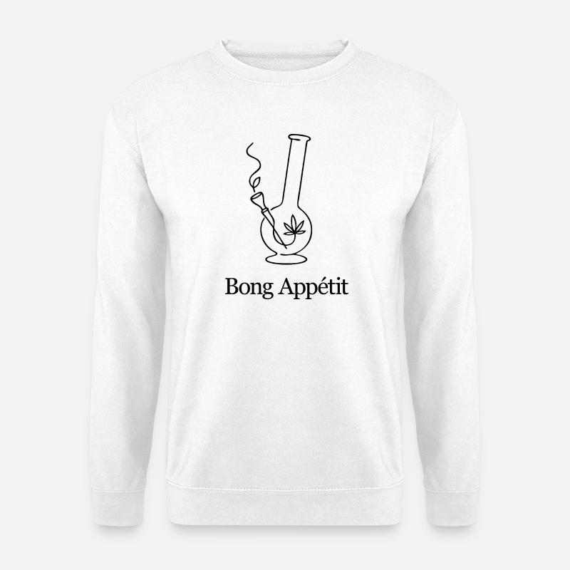Bong Appetit - Unisex Pullover - Weiß
