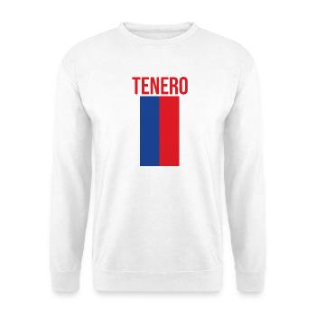 Tenero T-shirt in Ticino colors - Unisex Sweatshirt - white - Front