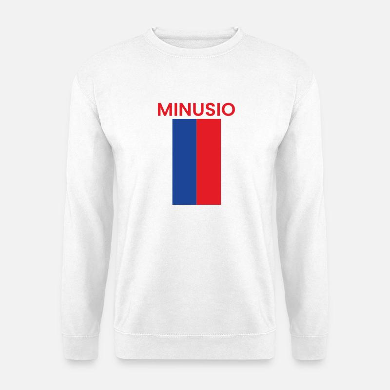 Minusio Souvenir Tessin - Unisex Pullover - Weiß