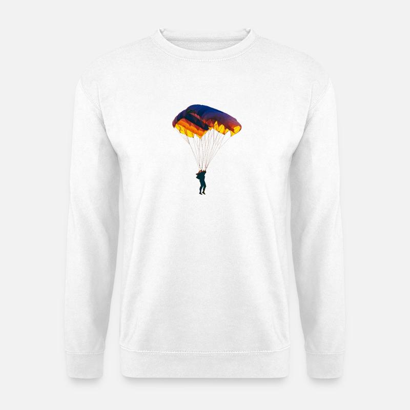 Fallschirm - Unisex Pullover - Weiß