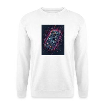Explosion du contrôleur DJ numérique - Sweat-shirt Unisexe - blanc - Devant