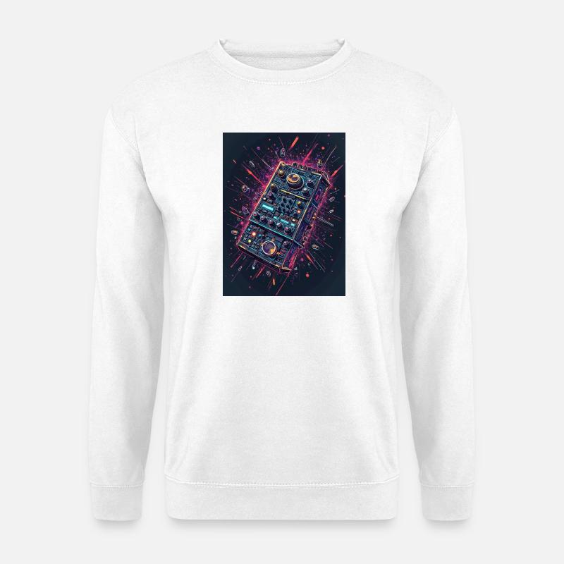 Digital DJ Controller Explosion - Unisex Pullover - Weiß