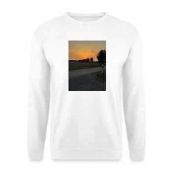 Sunset on the side of the road - Unisex Sweatshirt - white - Front