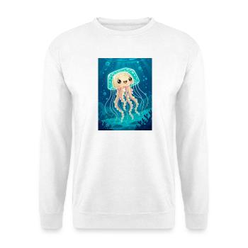 Box Jellyfish – deadly  in Australian tropica - Unisex Sweatshirt - white - Front