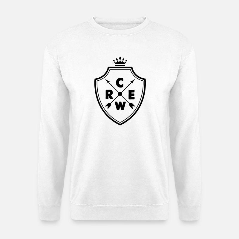 Crew_wappen - Unisex Pullover - Weiß