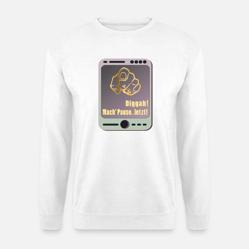 Social Media Pause - Unisex Pullover - Weiß