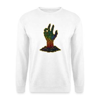Rainbow Hand Halloween - Unisex Sweatshirt - white - Front