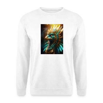 Le serpent à plumes de la lumière - Sweat-shirt Unisexe - blanc - Devant