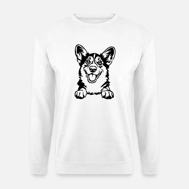 Welsh Corgi - Unisex Sweatshirt - white