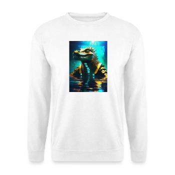 Sobek – Wächter des Nils - Unisex Sweatshirt - white - Front