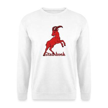 Signe du zodiaque Capricorne - Sweat-shirt Unisexe - blanc - Devant
