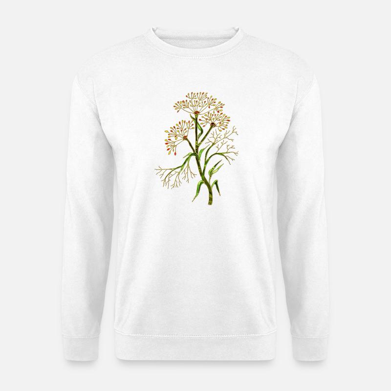 Blumen - Unisex Pullover - Weiß
