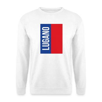 Lugano Souvenir T-Shirt Ticino - Unisex Sweatshirt - white - Front