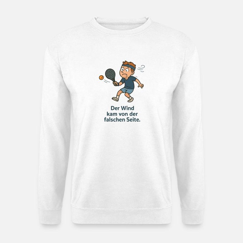 Windswept Padelwitz - Unisex Sweatshirt - white