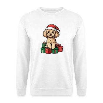 Poodle Dog Christmas Gifts - Unisex Sweatshirt - white - Front