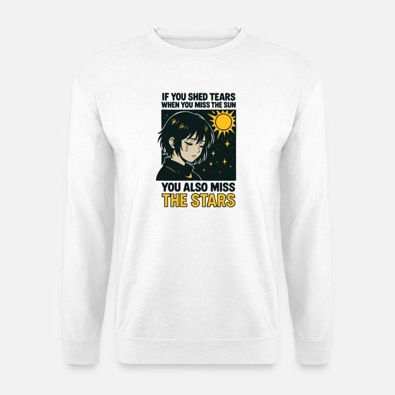 Die Sterne verpassen - Unisex Pullover - Weiß