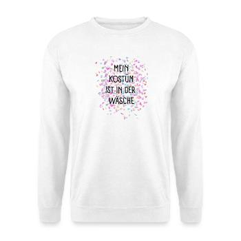 My Costume Is in the Laundry - Carnival Costume - Unisex Sweatshirt - white - Front