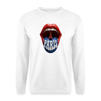 Paris Tongue Pop Art - Unisex Sweatshirt - white - Front