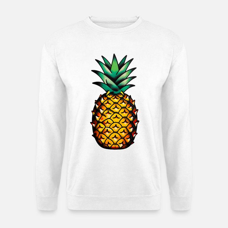 Classic Tattoo Pineapple - Unisex Sweatshirt - white