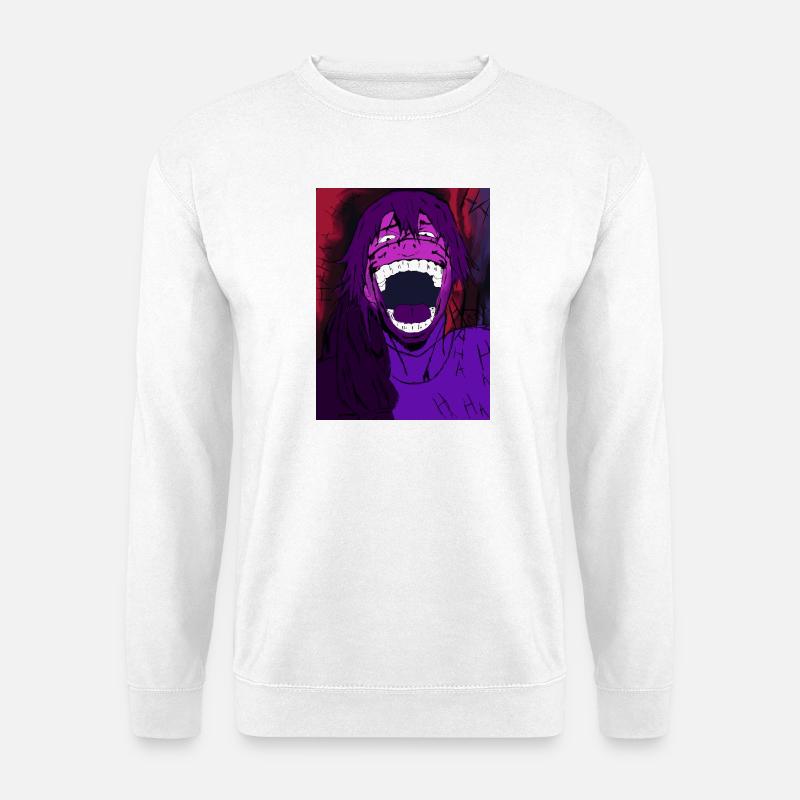Cursed laughter - Unisex Sweatshirt - white