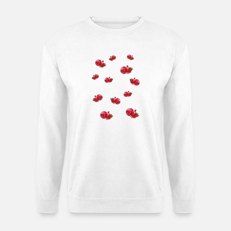 Granatapfel - Unisex Pullover - Weiß