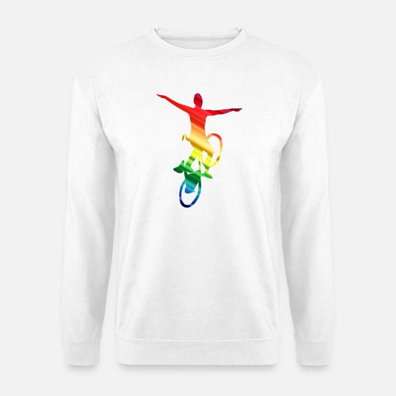 Kunstrad, Kunstradfahren, Hallenradsport - Unisex Pullover - Weiß