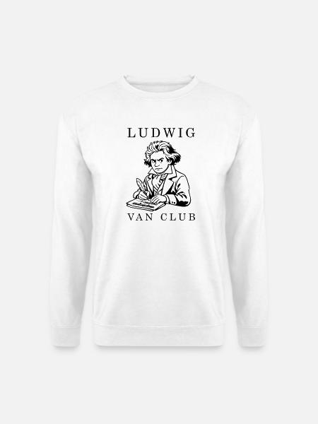 Beethoven - Sweat-shirt Unisexe - blanc