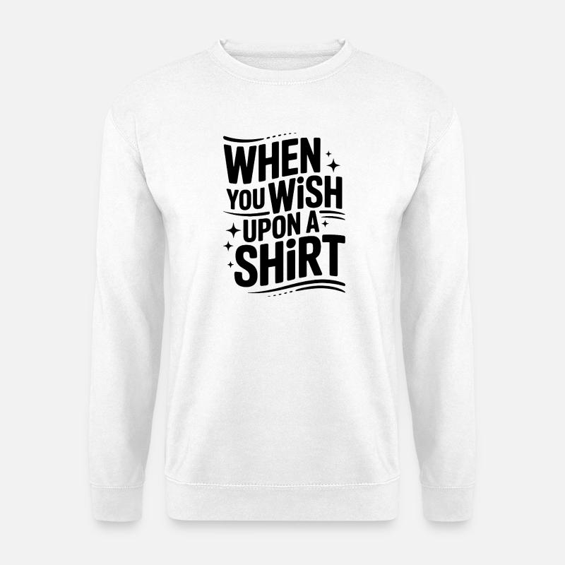 Märchen Wunsch T-Shirt - Unisex Pullover - Weiß