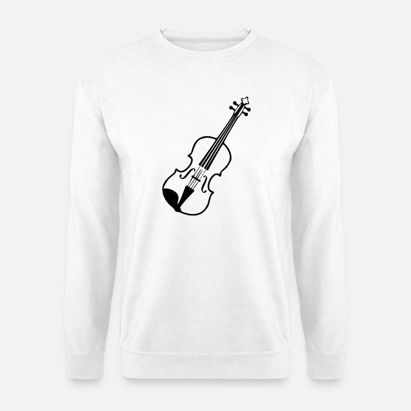 Violine Geige Musik - Unisex Pullover - Weiß