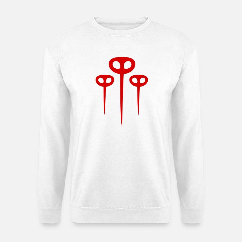 Roter Moskito Schwarm - Unisex Pullover - Weiß