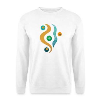 yoga-design_51 - Unisex Pullover - Weiß - Vorne