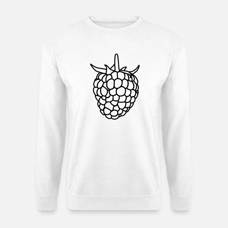 Raspberry Silhouette - Unisex Sweatshirt - white