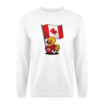 Maillot de football du Canada pour les fans - Sweat-shirt Unisexe - blanc - Devant