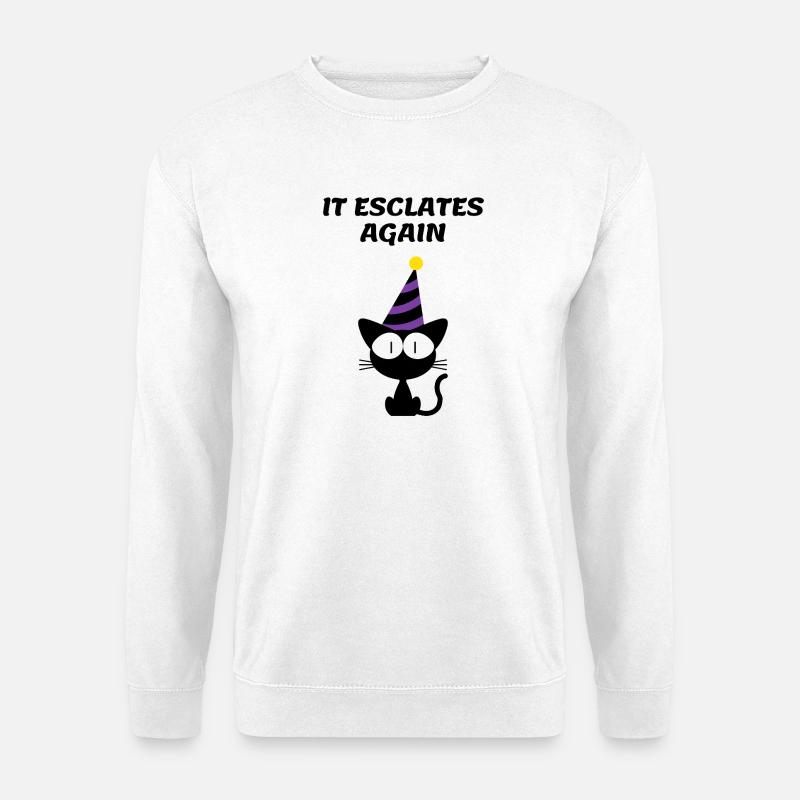 cat - Unisex Pullover - Weiß