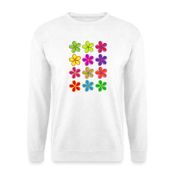 Daisy Flowers - Unisex Sweatshirt - white - Front