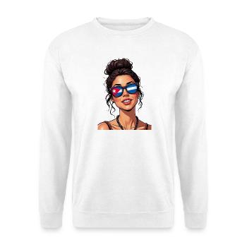 Cuba Pride & Home - Design du drapeau de Cuba - Sweat-shirt Unisexe - blanc - Devant