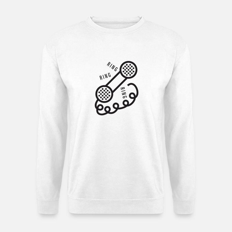 Ring Ring Ring - Unisex Pullover - Weiß