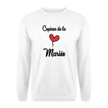 EVJF. MARIEE. TEAM. TEAM MARIEE. FUTURE MARIEE - Sweat-shirt Unisexe - blanc - Devant