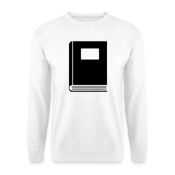Closed book - Unisex Sweatshirt - white - Front
