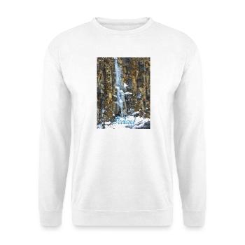 Iceland Waterfall - Unisex Sweatshirt - white - Front