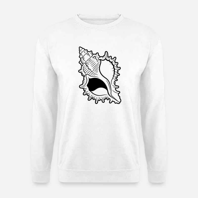 Muschel - Unisex Pullover - Weiß