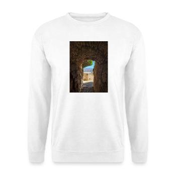Ochre Way to the Coastline - Unisex Sweatshirt - white - Front