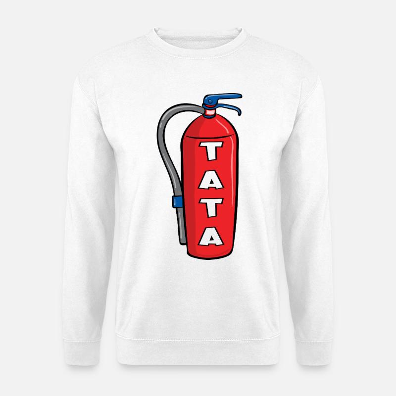 Firefighter dad - Unisex Sweatshirt - white