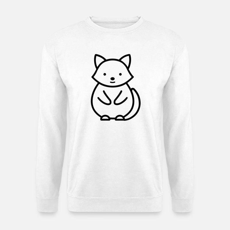 raccoon - Unisex Sweatshirt - white