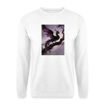 Die Apotheose des Schwarzen Phönix: Infinity - Unisex Pullover - Weiß - Vorne