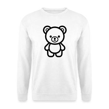 bear cub - Unisex Sweatshirt - white - Front