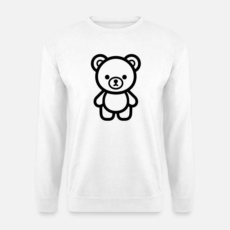Bärenjunges - Unisex Pullover - Weiß