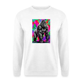 gorilla - Unisex Sweatshirt - white - Front