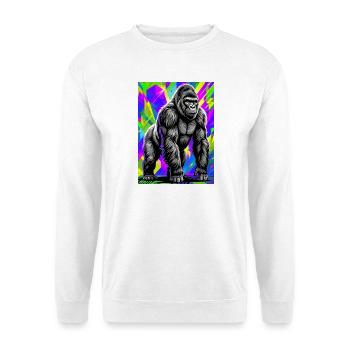 gorilla - Unisex Sweatshirt - white - Front